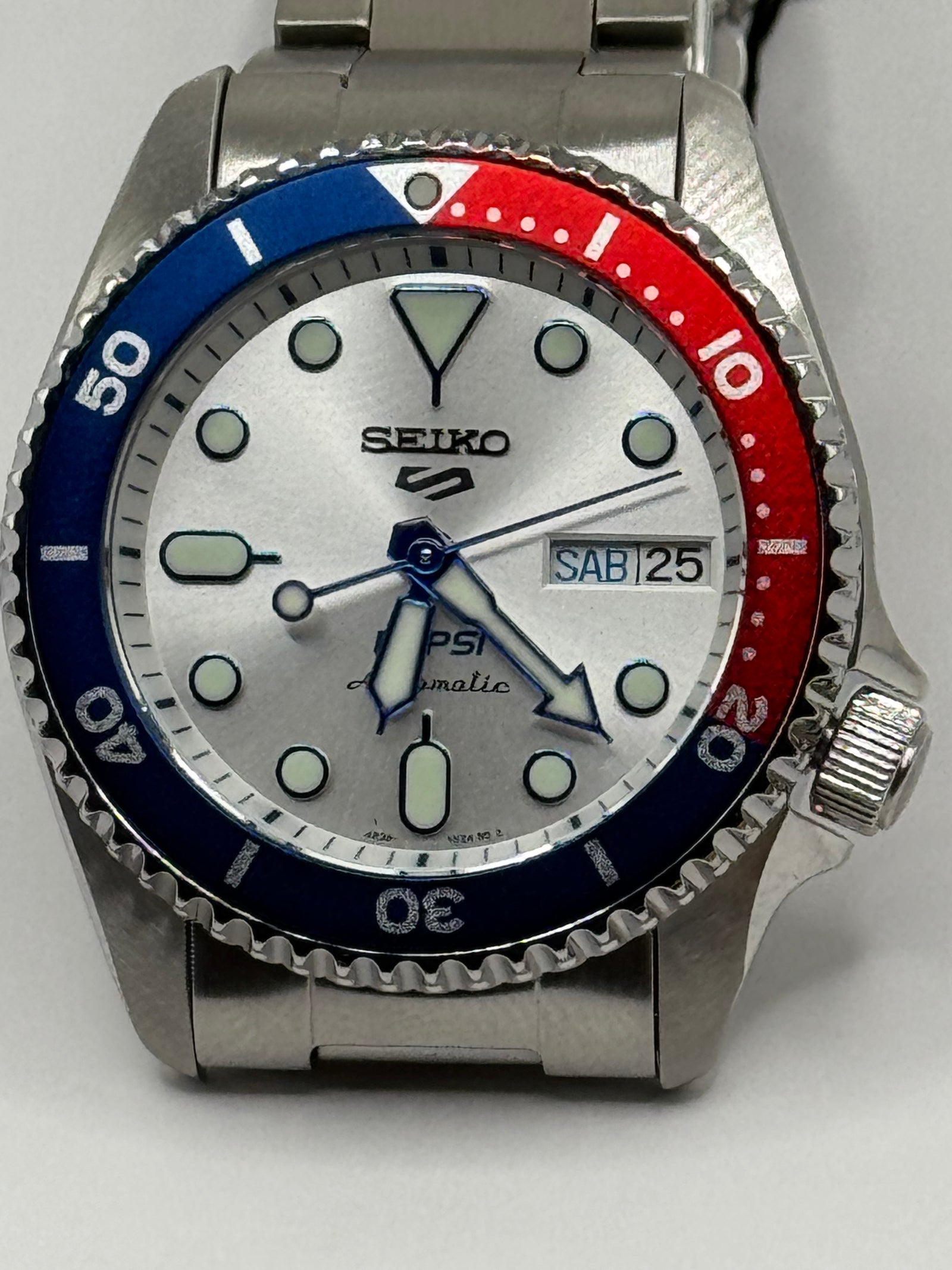 Seiko 5 Sports SRPL99 – Limited Edition Automatic – Pepsi Bezel — view 19