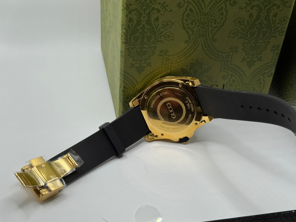 Gucci Dive Kingsnake YA136219 – 45mm – Gold PVD – Swiss Made — view 11