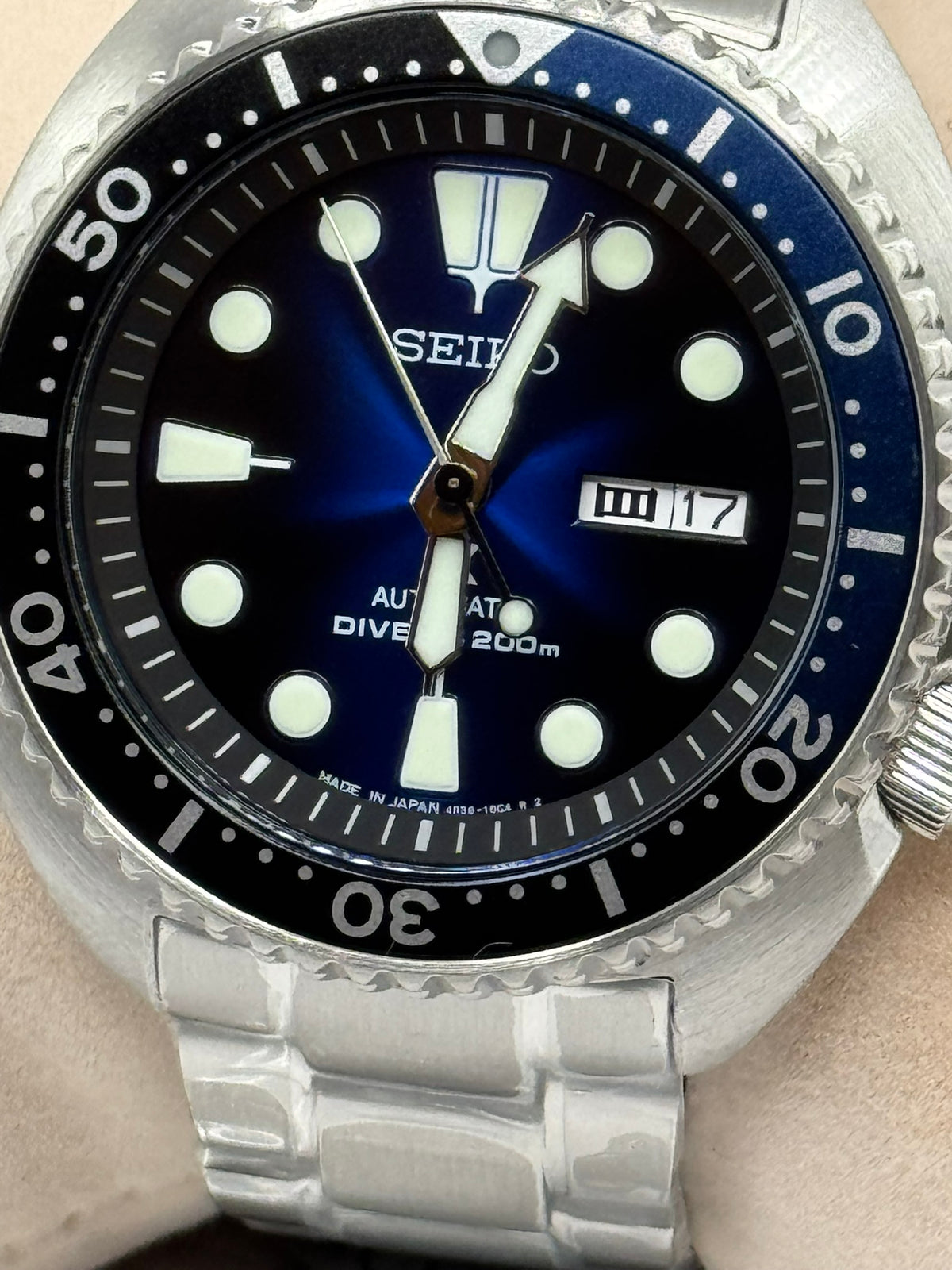 Seiko Prospex SRPC25J1 “Save the Ocean” Turtle Automatic Diver 200M – Made in Japan — view 3