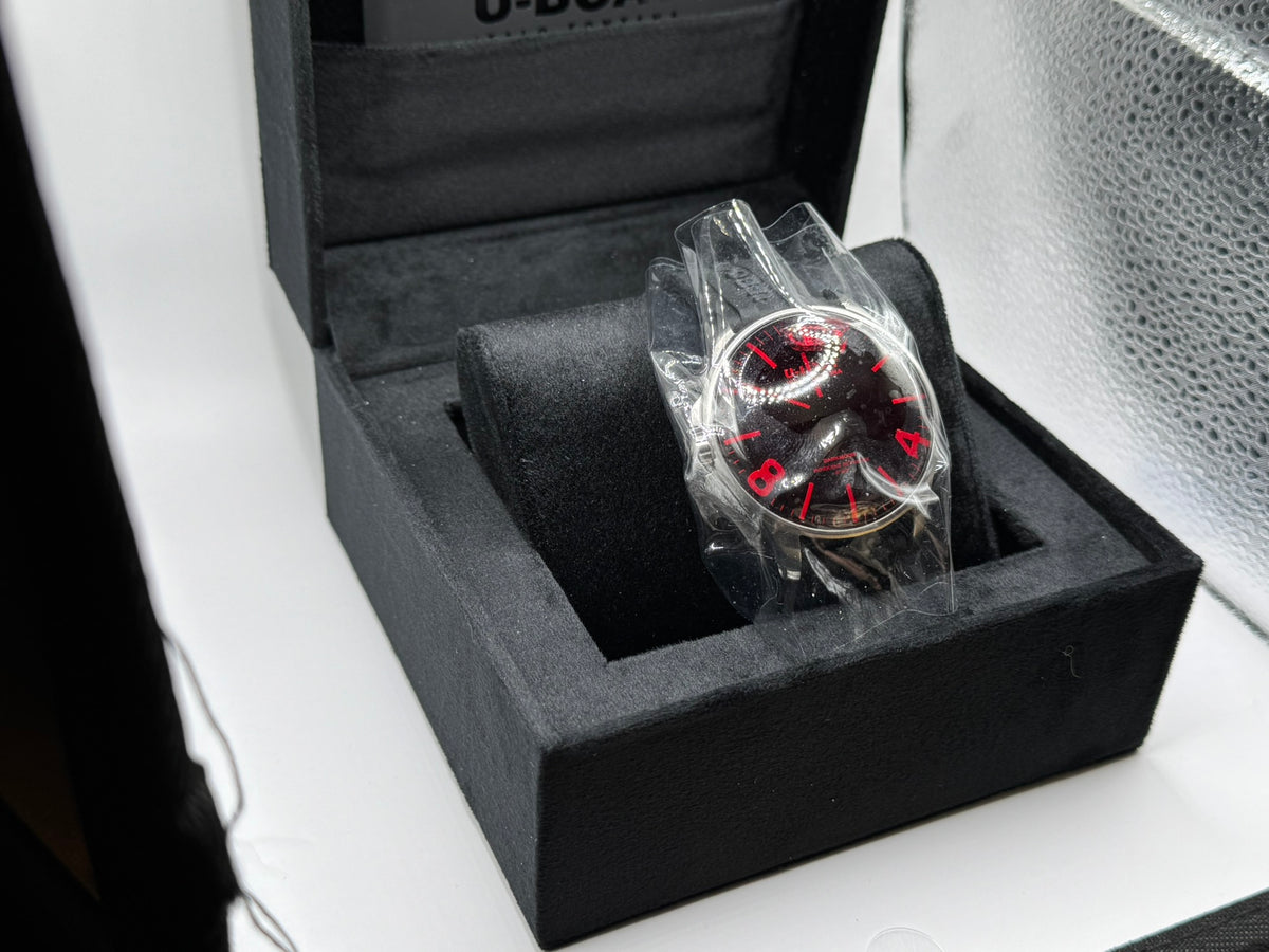 U-Boat Darkmoon Red SS Capsoil 44mm Men’s Watch – 8465/B — view 8