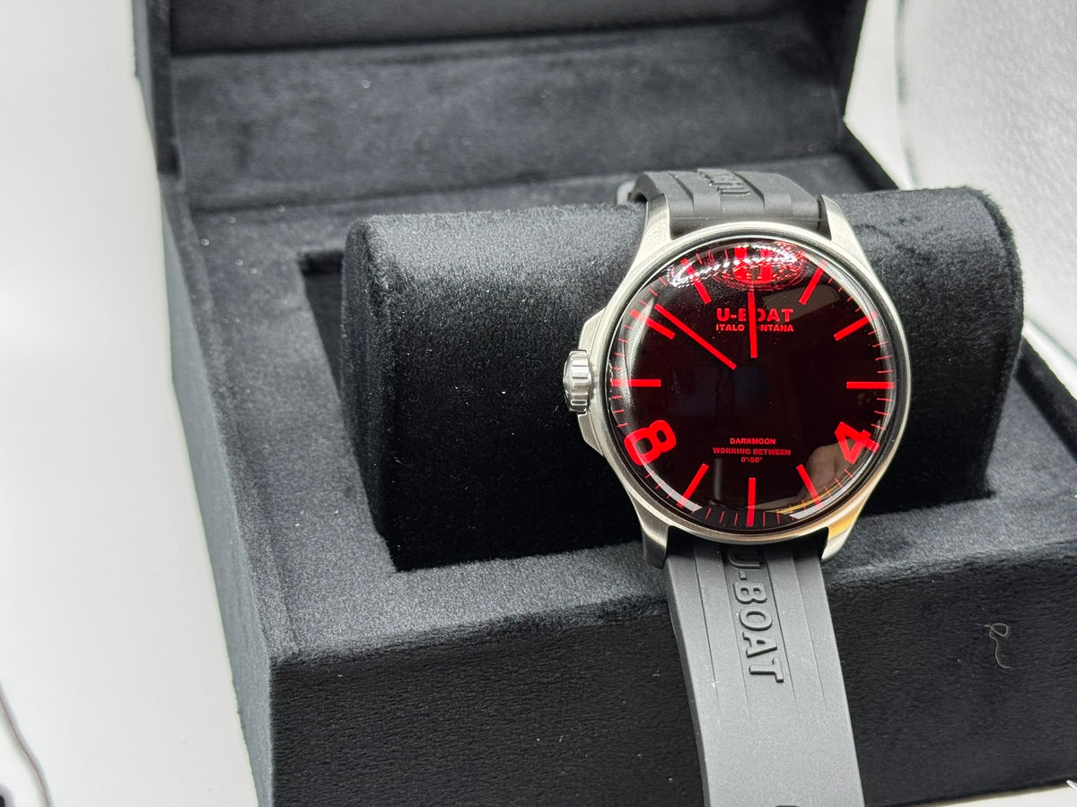 U-Boat Darkmoon Red SS Capsoil 44mm Men’s Watch – 8465/B — view 9