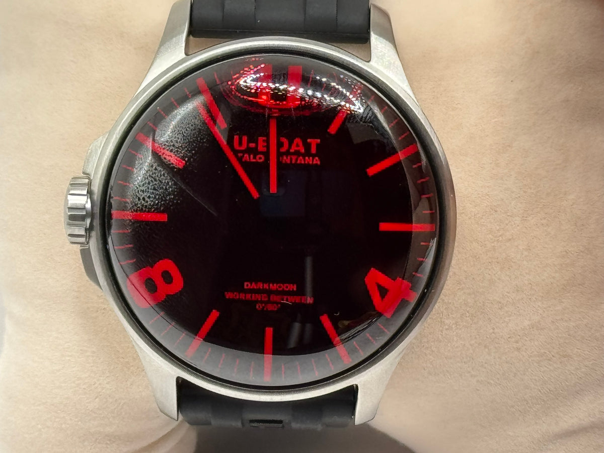 U-Boat Darkmoon Red SS Capsoil 44mm Men’s Watch – 8465/B — view 10