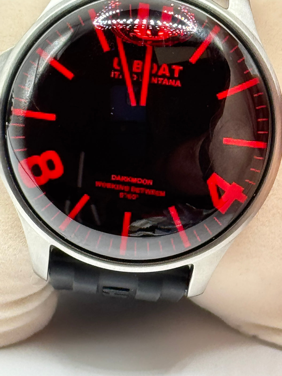 U-Boat Darkmoon Red SS Capsoil 44mm Men’s Watch – 8465/B — view 12