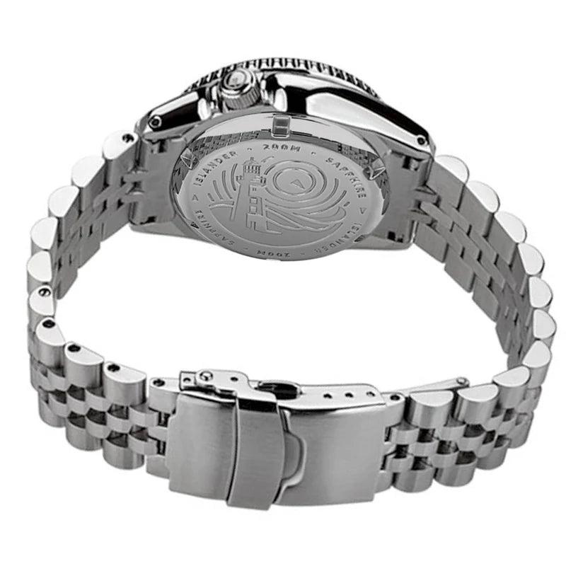 Islander ISL-05 – 38mm Automatic Dive Watch – Black Dial – 200M — view 10