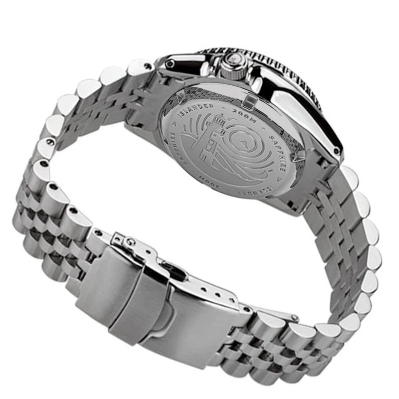 Islander ISL-05 – 38mm Automatic Dive Watch – Black Dial – 200M — view 9