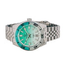 Islander Northport Hi-Beat Automatic Dive Watch – Seafoam Green &amp; White Ripple Dial | ISL-155 view 4