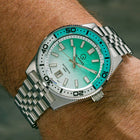 Islander Northport Hi-Beat Automatic Dive Watch – Seafoam Green &amp; White Ripple Dial | ISL-155 view 3