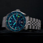 Islander Automatic GMT Dive Watch – Blue Waffle Dial | ISL-214 view 3