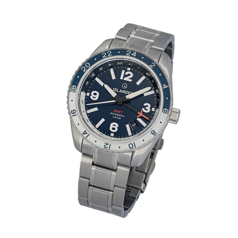 Islander Republic Traveler GMT ISL-238 – Blue Dial – Miyota 9075 True GMT — view 6