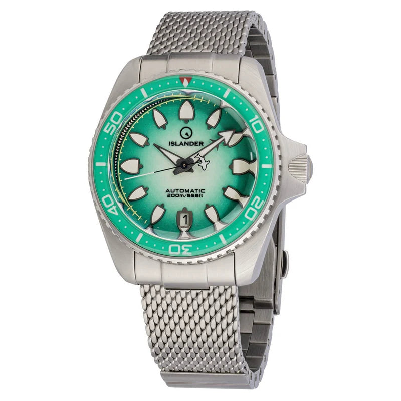 Islander Hudson “Harpoon Diver” ISL-305 – Degrading Sea Green Dial – 200M Automatic — view 3