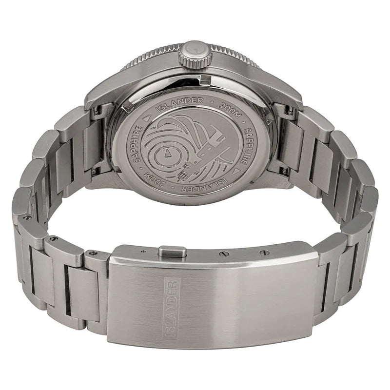 Islander Bayport Automatic Dive Watch – Warm Grey Wave Dial | ISL-314 — view 4
