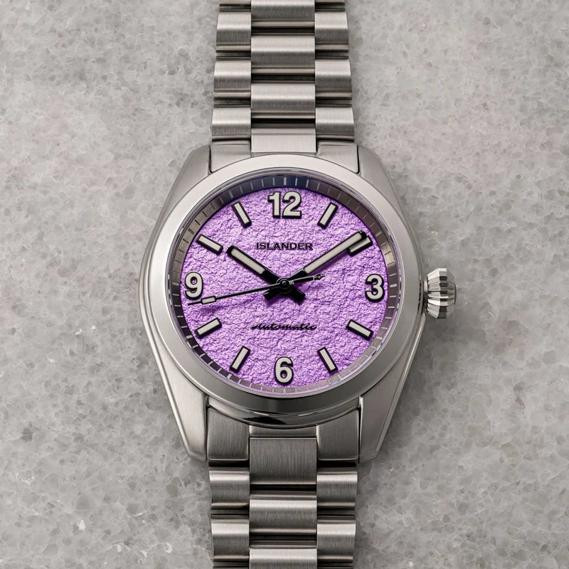 Islander Brookville Calligraphy Edition – Lavender Parchment Dial – ISL-321 — view 15