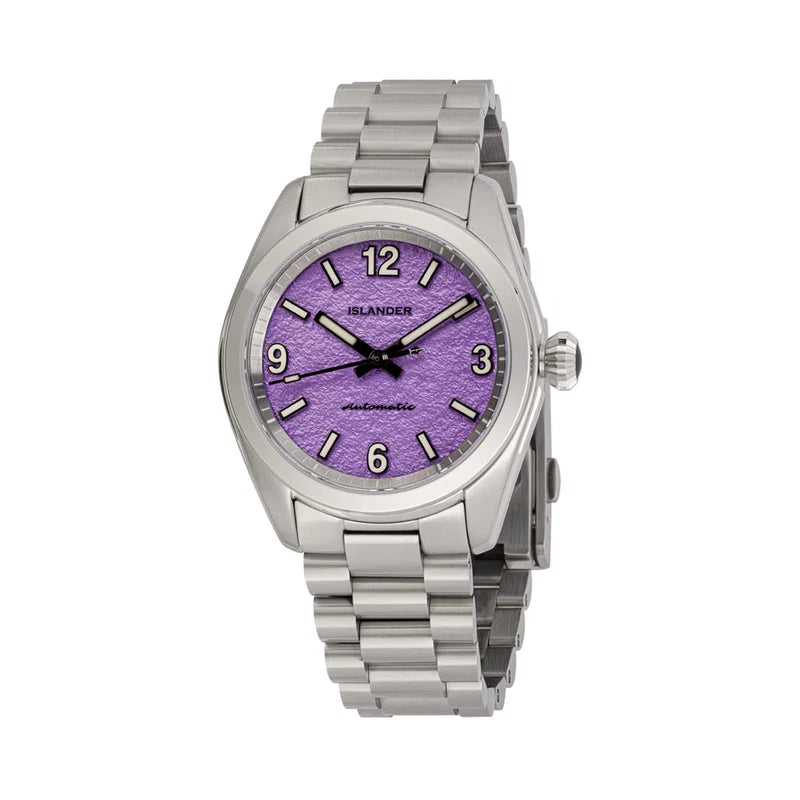 Islander Brookville Calligraphy Edition – Lavender Parchment Dial – ISL-321 — view 3