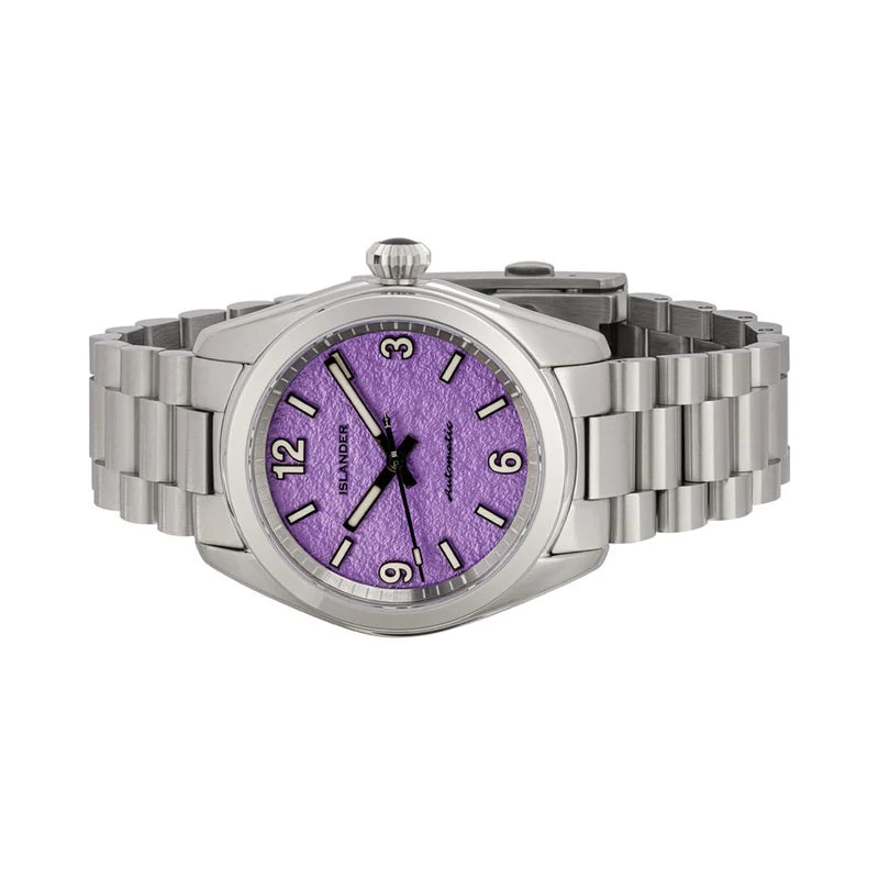 Islander Brookville Calligraphy Edition – Lavender Parchment Dial – ISL-321 — view 2