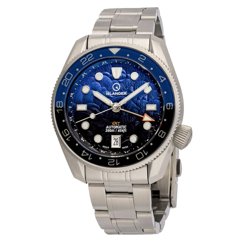 Islander JFK Automatic GMT Watch with Batman Dial — view 14