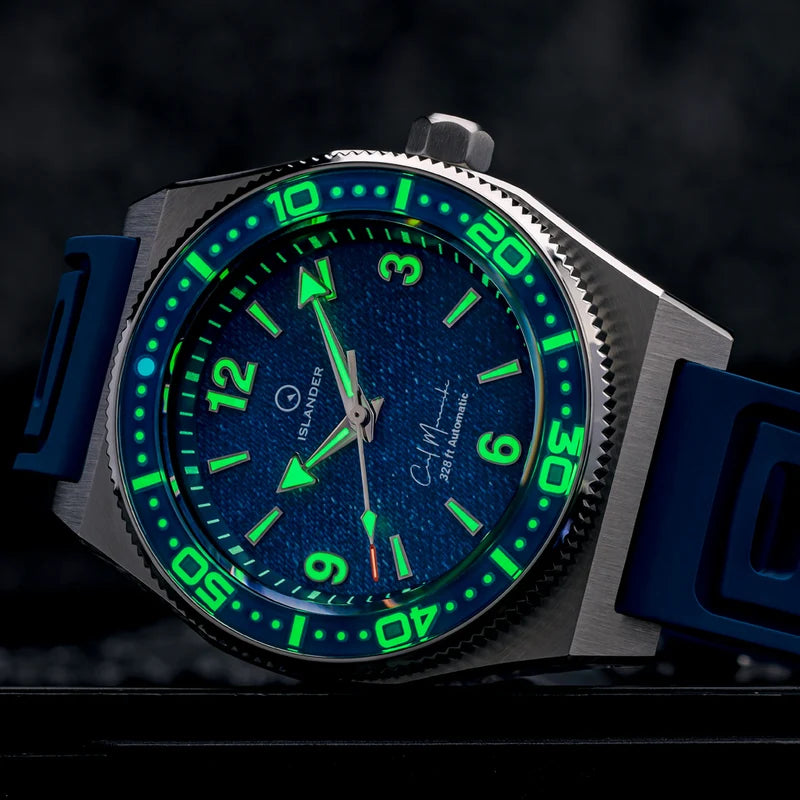 Islander x Carl Murawski Limited Edition ISL-340 – Denim Blue Automatic – 1 of 100 — view 7