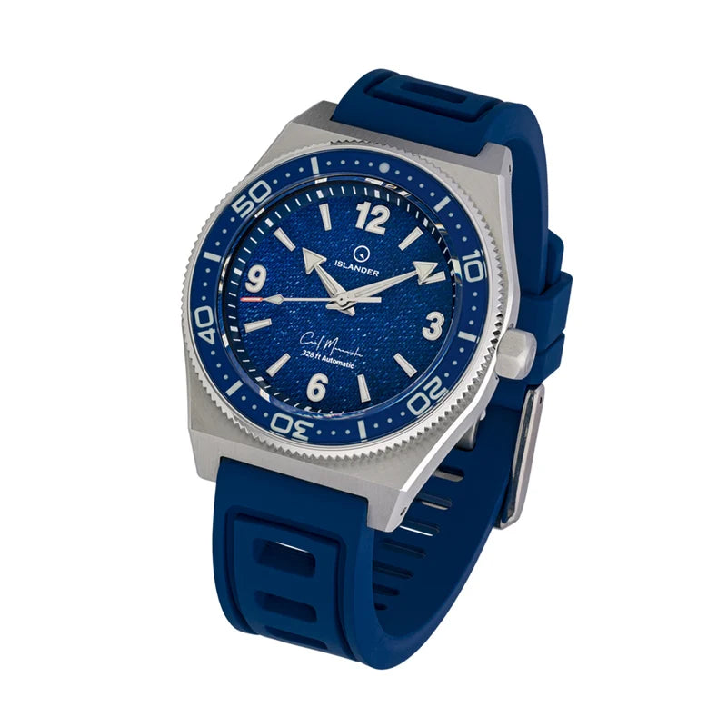 Islander x Carl Murawski Limited Edition ISL-340 – Denim Blue Automatic – 1 of 100 — view 2