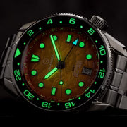 Islander JFK Automatic GMT Watch with Sunset Orange Dial — view 7