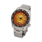 Islander JFK Automatic GMT Watch with Sunset Orange Dial view 4