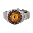 Islander JFK Automatic GMT Watch with Sunset Orange Dial view 3