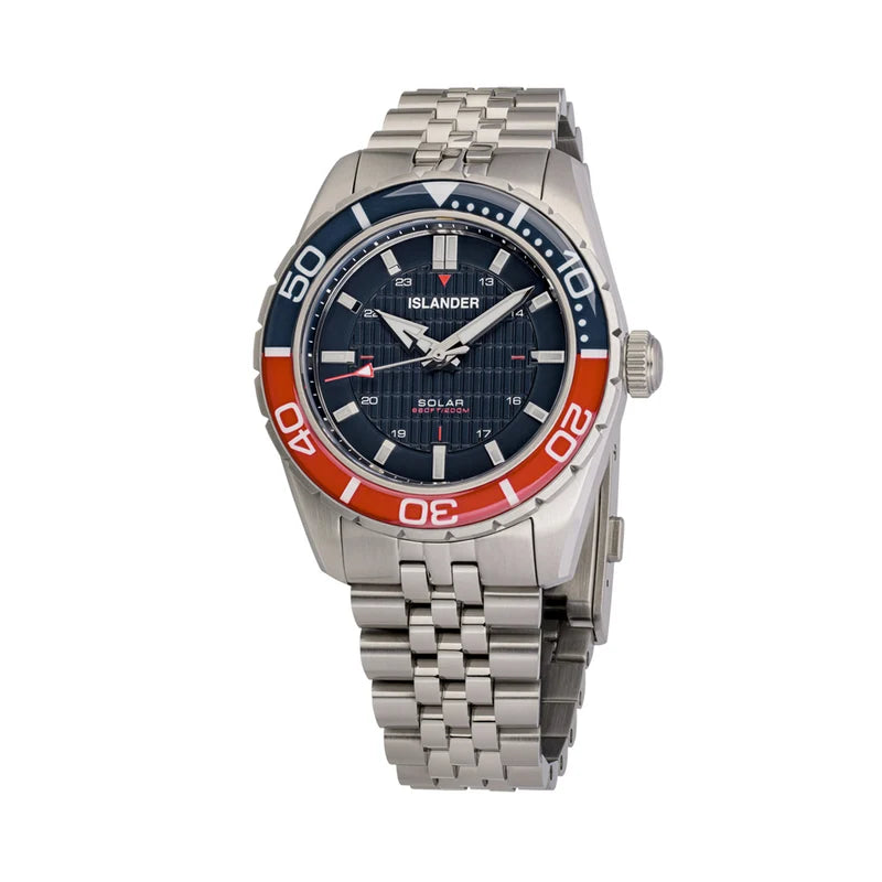 Islander Saltaire ISL-357 – 38mm Solar Dive Watch – Blue Dial – 200M — view 2