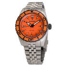 Islander Saltaire 38mm Solar Dive Watch – Orange Dial – ISL-358 – Brand New view 2