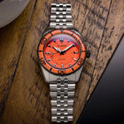 Islander Saltaire 38mm Solar Dive Watch – Orange Dial – ISL-358 – Brand New view 3