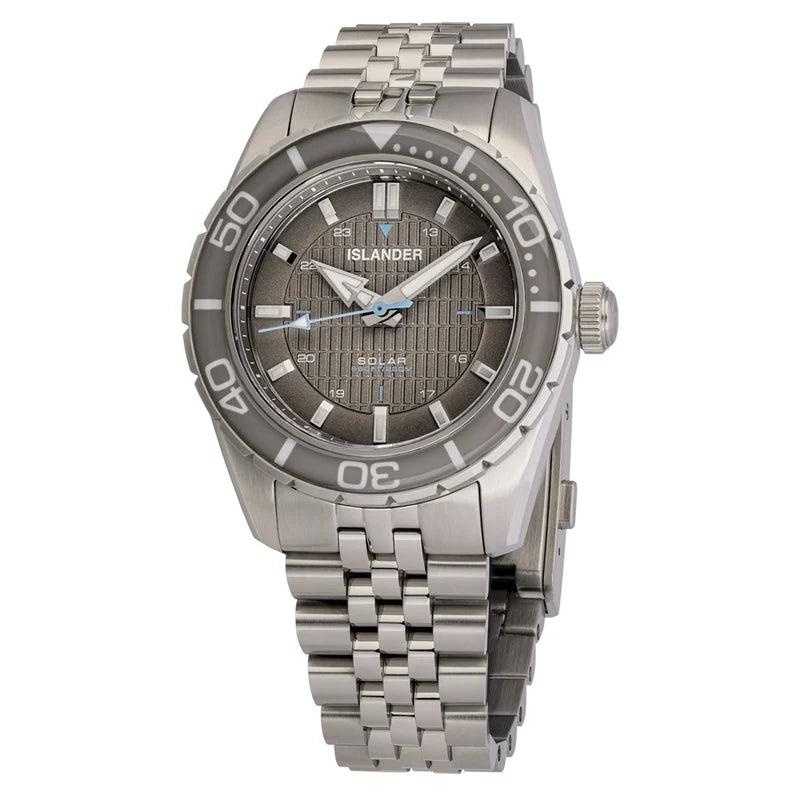 Islander Saltaire ISL-359 – 38mm Solar Dive Watch – Grey Dial – 200M — view 11