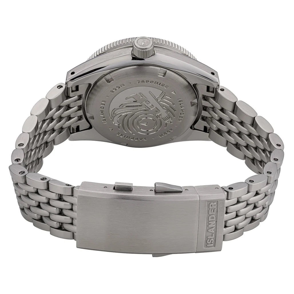 Islander Northport Automatic Dive Watch – White Ripple Dial | ISL-360 — view 6