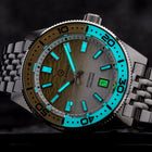 Islander Northport Automatic Dive Watch – Khaki to White Ripple Dial | ISL-361 view 2