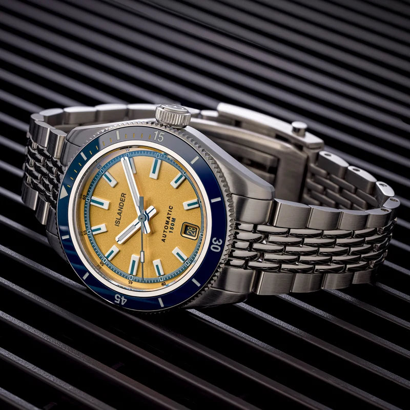 Islander Port Jefferson Automatic Skin Diver – Champagne Gold Dial | ISL-373 — view 4
