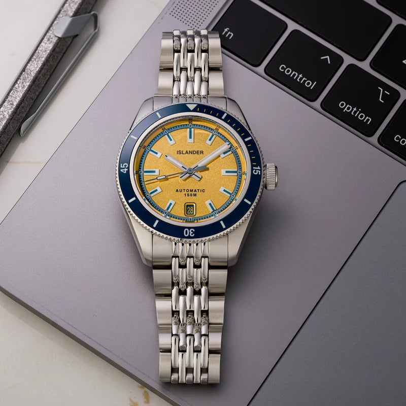 Islander Port Jefferson Automatic Skin Diver – Champagne Gold Dial | ISL-373 — view 3
