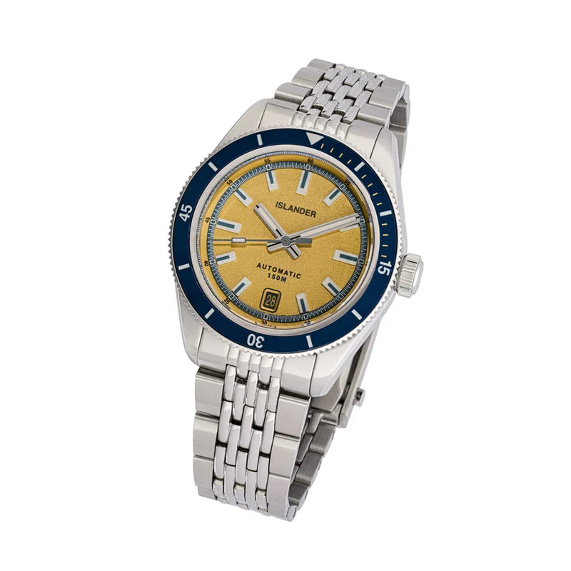Islander Port Jefferson Automatic Skin Diver – Champagne Gold Dial | ISL-373 — view 6