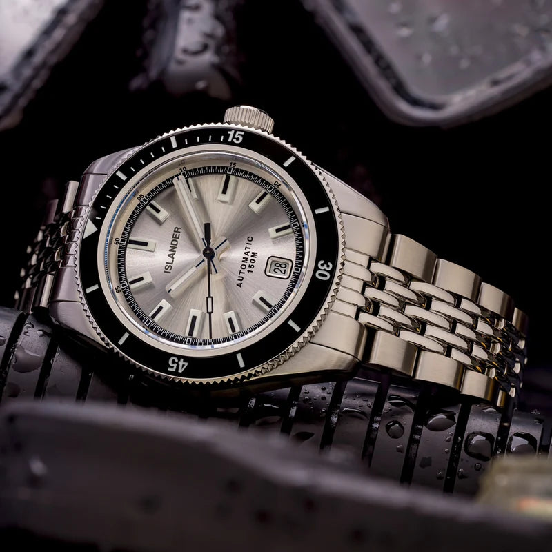 Islander Port Jefferson Automatic Skin Diver – Silver Dial | ISL-374 — view 5