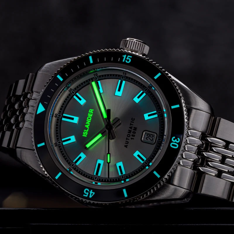 Islander Port Jefferson Automatic Skin Diver – Silver Dial | ISL-374 — view 2