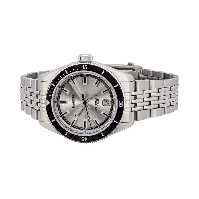 Islander Port Jefferson Automatic Skin Diver – Silver Dial | ISL-374 — view 6