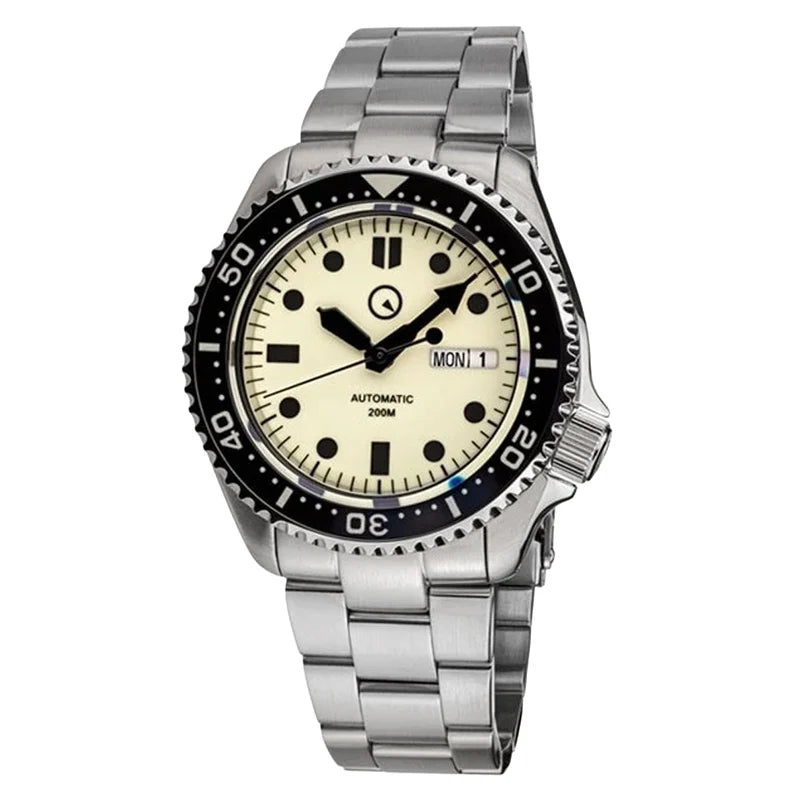 Islander ISL-61 Automatic Dive Watch – Cream Dial – 200M — view 15
