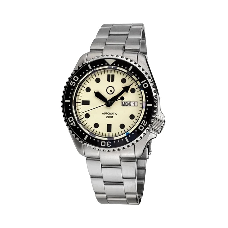 Islander ISL-61 Automatic Dive Watch – Cream Dial – 200M — view 6
