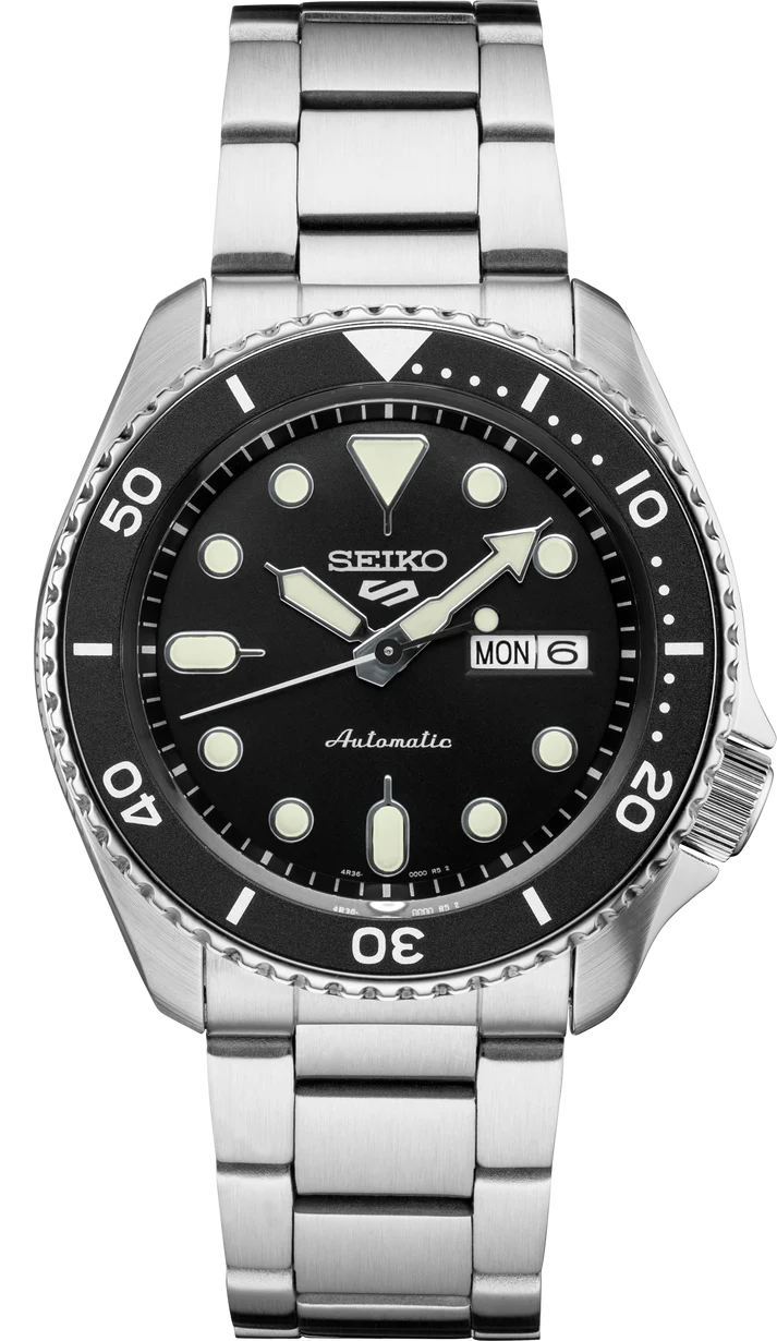 Seiko 5 Sports SRPD55K1 Automatic "Black Dial" – New – Ready to Ship — view 2