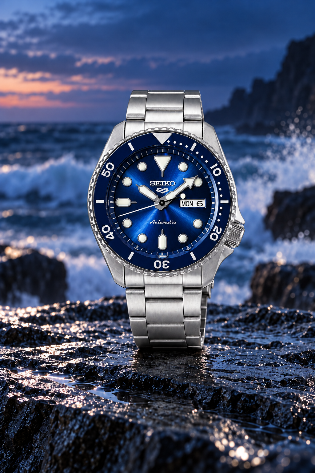 Seiko 5 Sports SRPD51K1 — Blue Dial Automatic — view 10