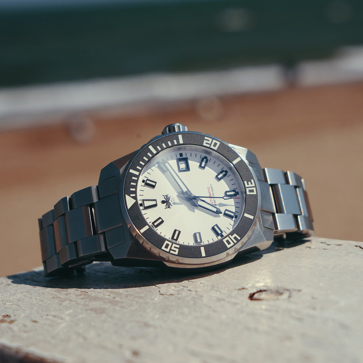 PHOIBOS LEVIATHAN 200M Automatic Diver Watch PY050E White — view 6