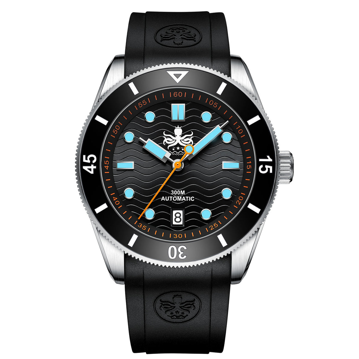 PHOIBOS WAVE MASTER PY010CR 300M Automatic Dive Watch Black — view 2