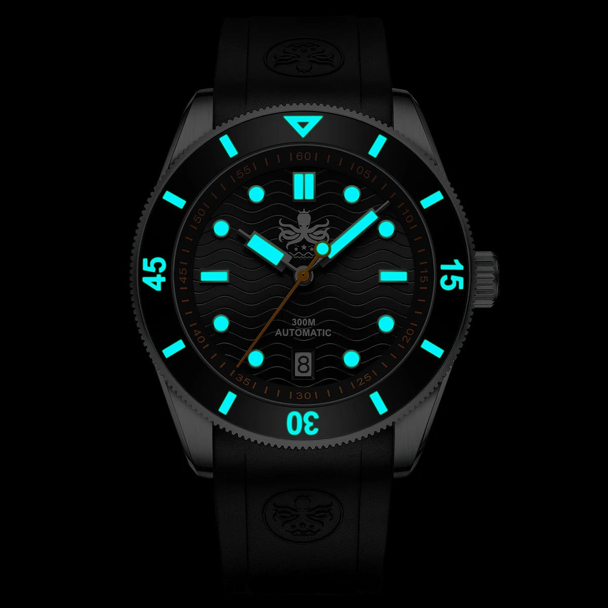 PHOIBOS WAVE MASTER PY010ER 300M Automatic Dive Watch – Abalone Shell — view 3