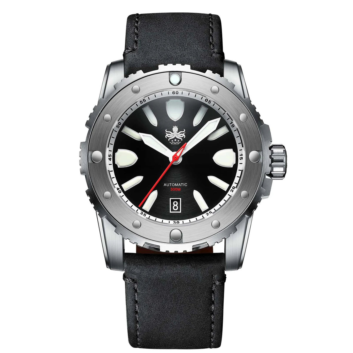 PHOIBOS Great Wall PY045C – Black – 300M Automatic Diver – Limited Edition 800 units — view 6