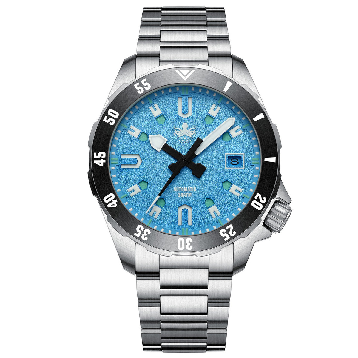 PHOIBOS Apollo PY056B – Blue – 200M Automatic Diver "High Beat" Movement — view 2