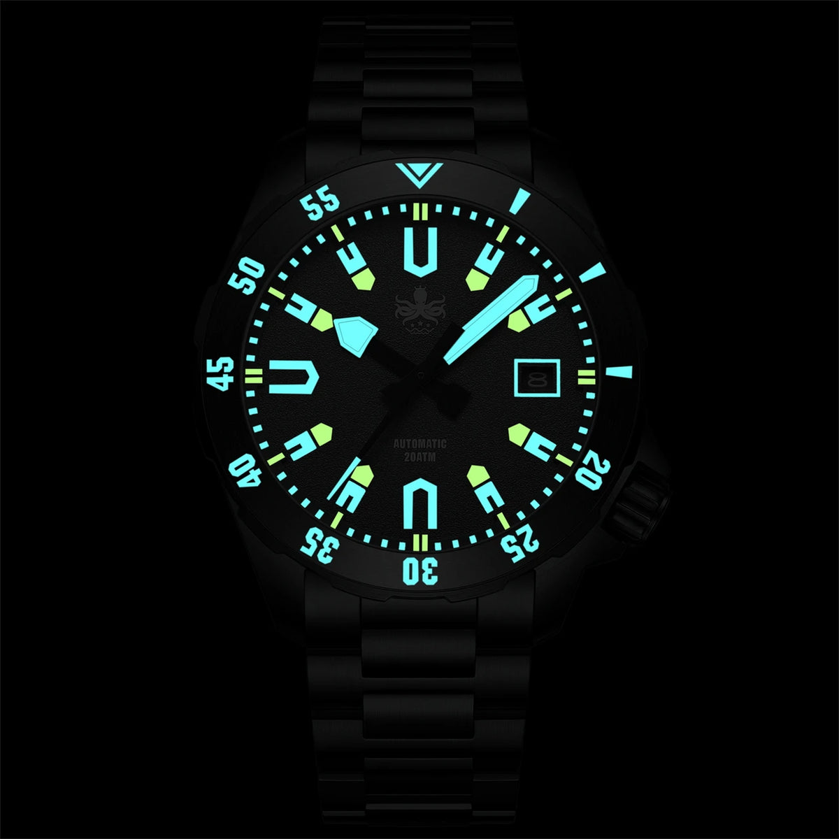 PHOIBOS Apollo PY056B – Blue – 200M Automatic Diver "High Beat" Movement — view 4