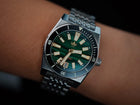 PHOIBOS Narwhal PY061A – Natural Green Malachite – 200M Automatic Diver view 4