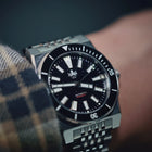 PHOIBOS Narwhal PY061B – Dark Blue Aventurine – 200M Automatic Diver "High Beat" Movement view 5