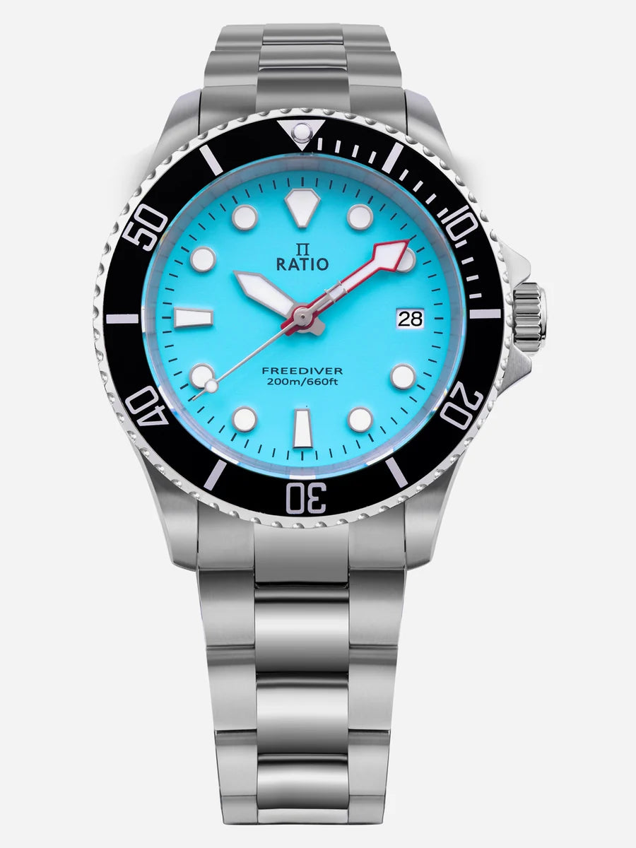 Ratio FreeDiver RTF032 Sapphire Stainless Steel Black Dial Quartz 200M Men's Watch — view 5