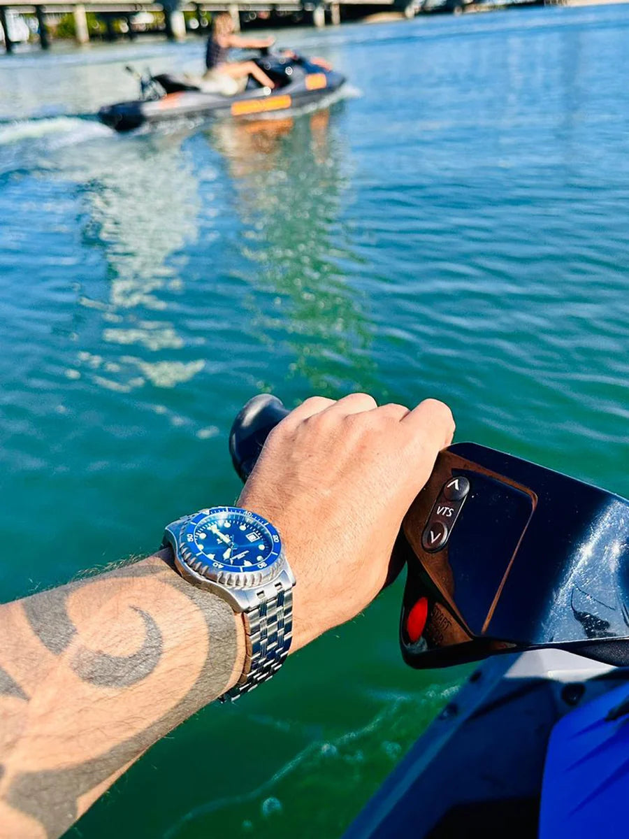 Ratio FreeDiver GMT Series RTF053 Blue Dial Automatic 200M Men's Watch — view 7